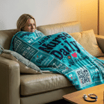 Personalized Nurse Daily Soft Throw Blanket with Name Home Decor Nurse Appreciation Anniversary Gift for Nurses Healthcare Workers