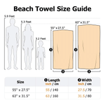 Personalised Stripes Bride Quick Dry Oversized Beach Towel with Name Honeymoon Travel Wedding Gift for Bride
