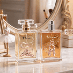 Personalized Star Ballet Shoes Refillable Perfume Bottle with Name Daily Use Bridal Party Keepsake Birthday Gift for Woman Ballerina