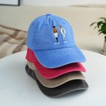 Personalized Cartoon Character Horse Back View Baseball Cap with Name Daily Wear Birthday Gift for Friends Horse Lovers