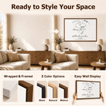 Personalized 3-6 Hand Patterns Line Drawing Modern Canvas Prints with Name Text and Date Ship from USA Nursery Gift for New Parents Newborns Family