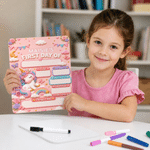 Personalized Fantasy Cartoon Theme First Day of Acrylic School Sign Board with Name and Pen School Supplies Back to School Gift for Students