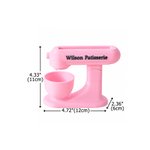 Personalized Multicolor 3D-Printed Baking Mixer Card Holder Display Stand with Name Desk Decor Birthday Gift for Bakery Staff Chef