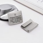Personalized Medical Alert ID Tag Emergency Safety Plate for Watch Band Fitness Runners Athletes Climbers Elderly Essential