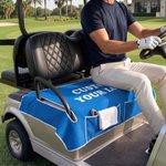 Personalised Durable Name or Logo Golf Cart Seat Cover with Pockets Golf Course Accessory Birthday Gift for Golf Lovers Players