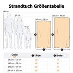 Personalisiertes 3D-Cartoon-Strandtuch mit eigenem Foto-Charakter | 4 Größen | saugfähig | Sommerurlaub Geburtstag Geschenk für Familie Taucher