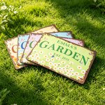Personalised Birth Flower Butterfly Garden Metal Sign with Name Daily Use Yard Decor Birthday Gift for Garden Lover Family