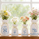Personalised Glaze Style Pet Photo Ceramic Vase with Name Anniversary Birthday Gift for Pet Lover Owner