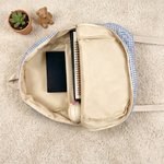 Personalized Bow Grid Pattern School Backpack Lunch Bag Storage Bag Set with Embroidered Name Back to School Birthday Gift for Girls