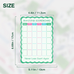 Personalised Double-Sided Text Erasable Mahjong Scoreboard with Stand & Markers Mahjong Club Birthday Gift for Mahjong Enthusiast