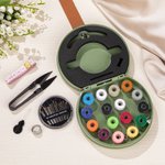 Personalised Birth Flower Sewing Kit Box with Name Daily Storage Birthday Anniversary Gift for Sewing Lover Mother Sister