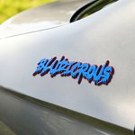 Personalised Waterproof Durable Multicolour Acrylic Car Emblem Badge with Text Car Decor Birthday Gift for Car Owners Family Friends