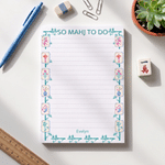 Personlig «So Mahj To Do»-notatblokk med 40/80 sider og navn – en bursdagsgave fra Mahjong-klubben til en mahjong-entusiast