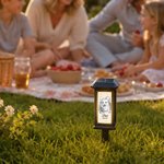 Personalised Ink Wash Style Pet Photo Waterproof Solar Garden Light with Name and Year Garden Decor Pet Loss Memorial Gift for Friends Pet Lovers