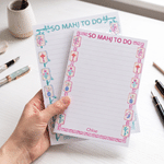 Personlig «So Mahj To Do»-notatblokk med 40/80 sider og navn – en bursdagsgave fra Mahjong-klubben til en mahjong-entusiast