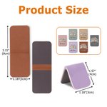 Personalized Multicolor Book Flower Magnetic PU Leather Bookmark Clip with Name Daily Use Teacher's Day Christmas Birthday Gift for Book Lover