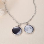 Personalised 1-5 Moon Phase Necklace Daily Wear Birthday Anniversary Gift for Wife Family Girlfriend Bestie