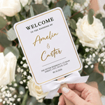Personalised Romantic Wedding Timeline Hand Fan with Name and Bow Wedding Party Favors for Bridesmaid Bride
