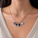 Personalised 1-5 Moon Phase Necklace Daily Wear Birthday Anniversary Gift for Wife Family Girlfriend Bestie