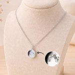 Personalised 1-5 Moon Phase Necklace Daily Wear Birthday Anniversary Gift for Wife Family Girlfriend Bestie