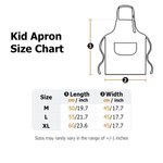 Personalized Animal Theme Adjustable Kid Apron Chef Hat Set with Pocket Name and Title Baking Back to School Birthday Gift for Boys Girls