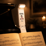 Personalised Book Cartoon Character 3 Colour LED Book Light Clip with Name and Text Reading Accessory Back to School Birthday Gift for Book Lover