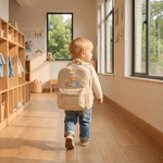 Personalised Colourful Cartoon Character Lightweight Corduroy Backpack with Name Back to School Birthday Gift for Kid