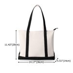 Personalized Apple Notebook Pencil Large Canvas Tote Bag with Printing or Embroidery Name Christmas Teacher's Day Gift for Teacher Educator