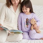Personalized Unique Cartoon Boy Girl Photo 100% Cotton Soft Kid Pajama Set with Name Daily Outfit Back to School Birthday Gift for Kids