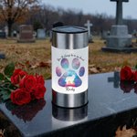 Personalized Paw Print Dog Silhouette Soft Glow Solar Garden Light with Name and Text Home Decor Memorial Sympathy Gift for Dog Owner Pet Lovers