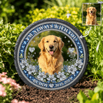 Personalized I'm Always with You Pet Photo Garden Stone with Name and Year Garden Decoration Meaningful Sympathy Gift for Pet Owners Lovers