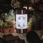 Personalized Paw Print Dog Silhouette Soft Glow Solar Garden Light with Name and Text Home Decor Memorial Sympathy Gift for Dog Owner Pet Lovers