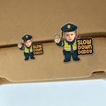 Personalised Cute Kid Face Photo Traffic Officer Slow Down Daddy Acrylic Car Visor Clip Car Accessories Birthday Gift for Daddy