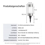 Personalisierte Aquarell-Skizze Solar Gartenleuchte mit Katzen- & Hundeporträt nach Foto | Gartenlampe | Erinnerungsgeschenk für Herrchen & Frauchen