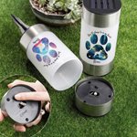 Personalized Paw Print Dog Silhouette Soft Glow Solar Garden Light with Name and Text Home Decor Memorial Sympathy Gift for Dog Owner Pet Lovers