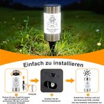 Personalisiertes Sternenkind Solar Grablicht Gartenlicht mit Namen Text Datum Grabschmuck Gartendeko Erinnerungsgeschenk für Eltern von Sternenkindern