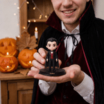Personalized Creative Photo to 3D Halloween Theme Figurine Statue Ornament with Text Office Desk Decoration Halloween Gift for Family Friends