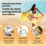 Toalla de playa personalizada con nombre y lindos animales marinos de dibujos animados regalo de cumpleaños o fiesta en la piscina para niños y niñas