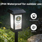 Personalized Pet Photo Waterproof Solar Garden Light with Name and Year Garden Courtyard Decor Memorial Gift for Pet Owner