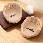 Personalized 3D-Printed Baseball Glove Shaped Tray with Name Desk Storage Baseball Game Birthday Gift for Baseball Player Lover
