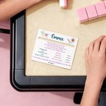 Gepersonaliseerde, kleurrijke mahjong-lezer met naamontwerp en mahjong-accessoire – een leuk cadeau voor een spelletjesavond in de mahjong-salon, ideaal voor mahjongliefhebbers