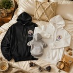 Personalised Multicolour Embroidered Pet Face Photo Hoodie with Name Daily Wear  Birthday Gift for Pet Lovers Owners Friends