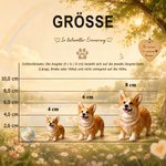Personalisierte Hunde- & Katzen-Figur nach Foto | Holzsockel mit Namen | 3D Klon | Schreibtisch-Deko | Erinnerungsgeschenk für Herrchen & Frauchen