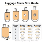 Personalized Exaggerated Comic Photo Luggage Cover Fits 18-32 Inches Suitcase Daily Use Travel Accessories Birthday Gift for Travel Lovers Couples