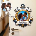 Personalized 3D-Style Design Cartoon Character Photo Cruise Fridge Magnet with Name and Text Birthday Cruise Vacation Gift for Family