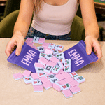 Personalized Multicolor 3D-Printed Mahjong Tile Shuffler with Name and Comfort Grip A‑Pair Mahjong Game Night Gift for Mahjong Enthusiasts Players