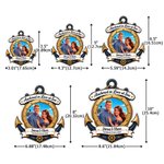 Personalized 3D-Style Design Cartoon Character Photo Cruise Fridge Magnet with Name and Text Birthday Cruise Vacation Gift for Family