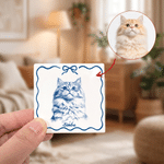Personalized Multicolour Pet Photo Fridge Magnet with Name Kitchen Decoration Birthday Anniversary Gift for Pet Owners Lovers