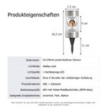 Personalisiertes Solar Grablicht mit Trauerspruch & Foto von Hund & Katze | mit Namen & Datum | Erinnerung Geschenk für trauernde Herrchen & Frauchen