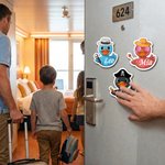 Personalised Duck Character Cruise Door Magnet With Name Cruise Cabin Door Decoration Birthday Summer Holiday Gift for Cruise Lovers Travellers